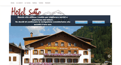 Desktop Screenshot of hotelsassobianco.it