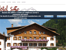 Tablet Screenshot of hotelsassobianco.it